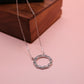 Timeless Circle Grace Silver Chain Pendant
