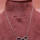Forever Infinity Knot Silver Chain Pendant