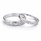 Eternal Bond Couple Silver Rings