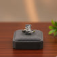 Crystal Butterfly Silver Ring