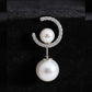 Elegant 925 Sterling Silver Pearl Drop Earrings for Women