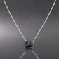 Elegant Black Swan 925 Silver Pendant Chain