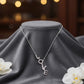 Elegant LOVE Silver Letter Pendant Chain