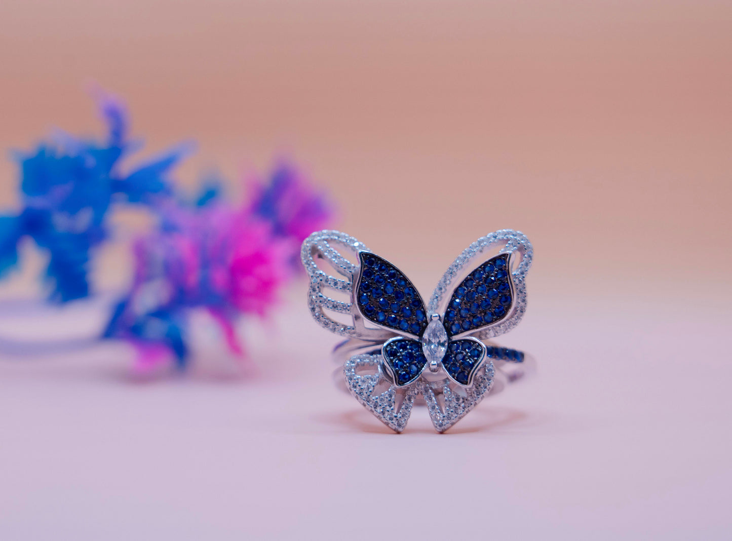 Starlight Butterfly Ring