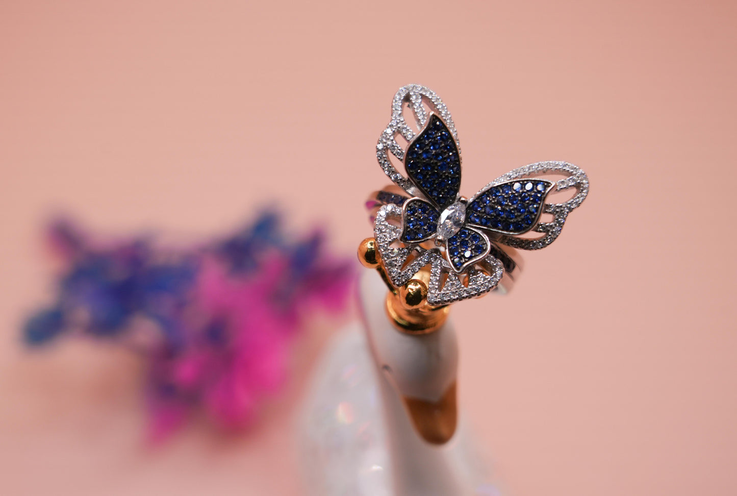 Starlight Butterfly Ring