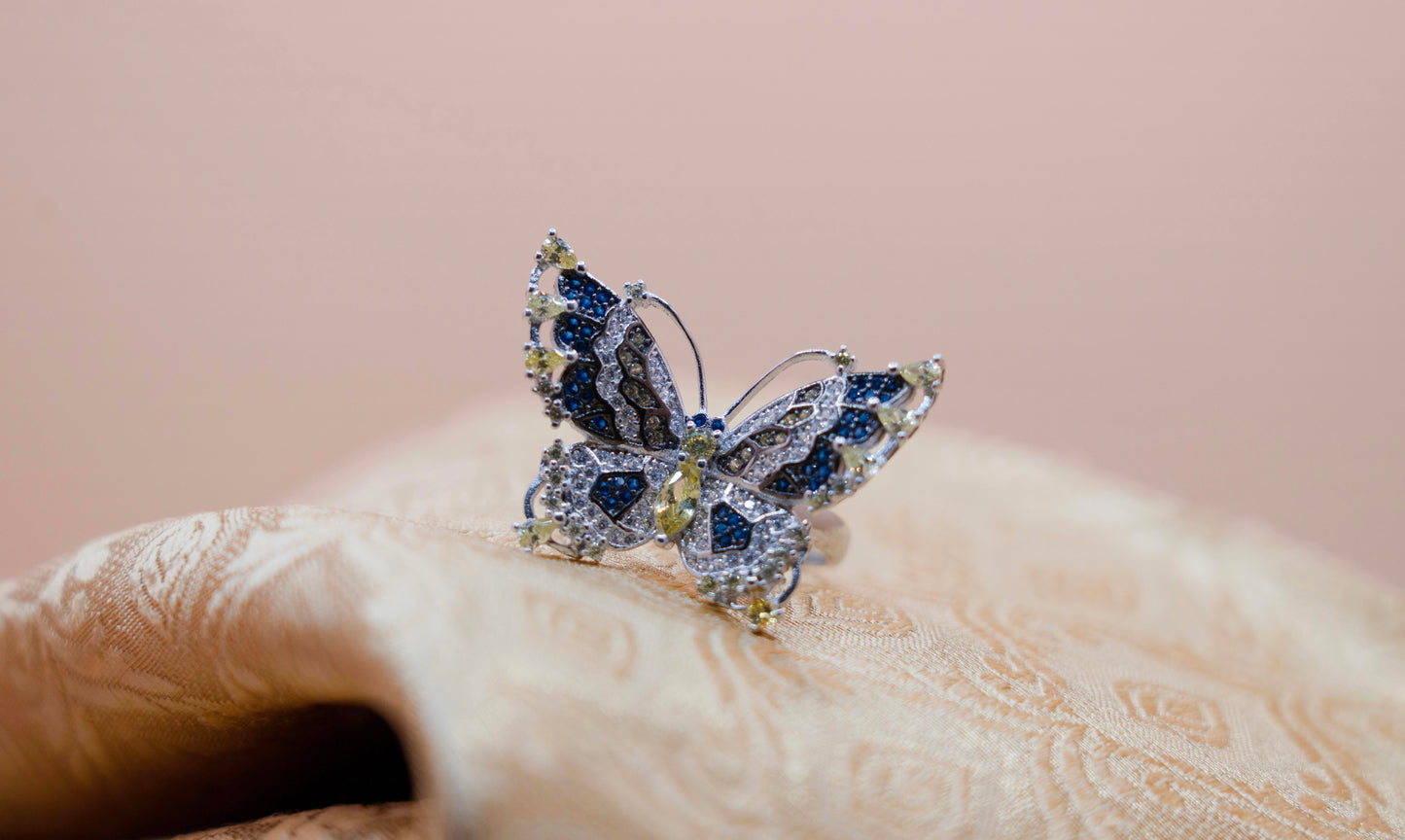 Starlight Butterfly Ring