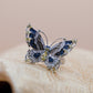 Royal Garden Butterfly Silver Ring