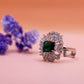 Emerald Crown Royale Silver Ring
