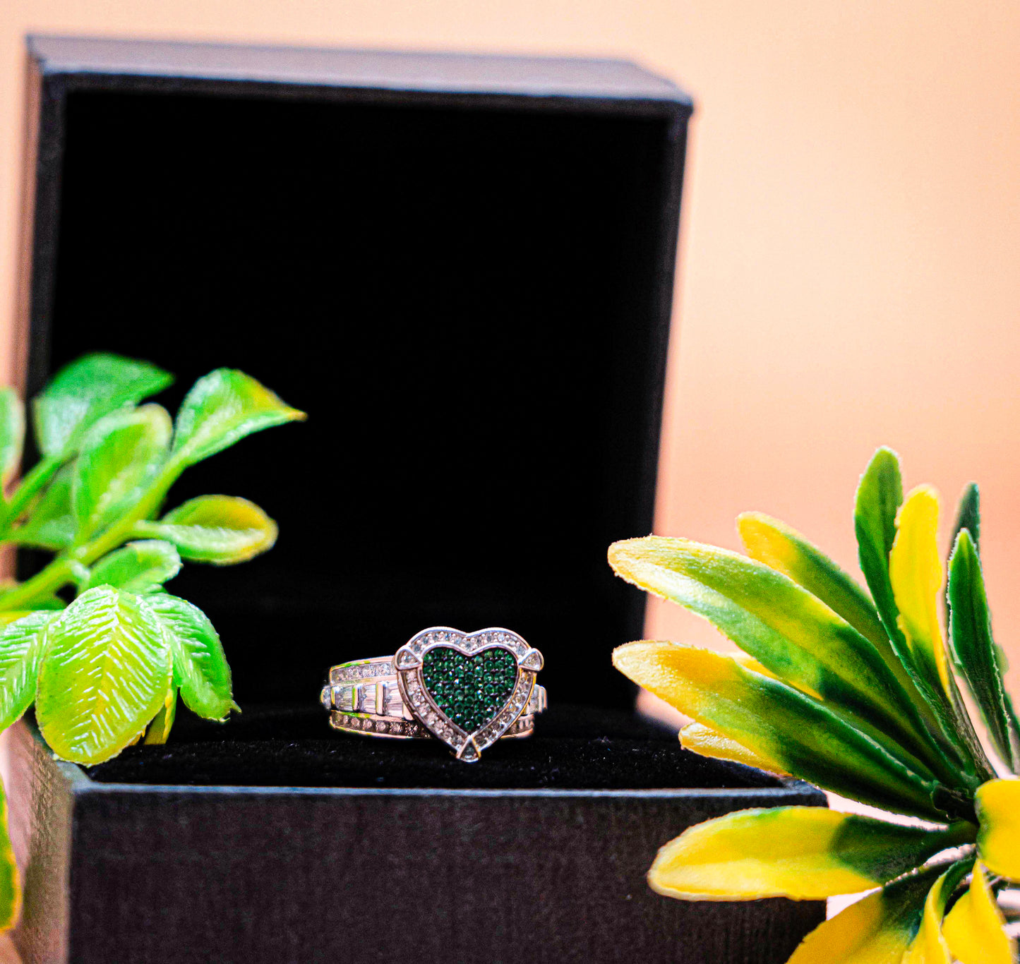 Emerald Heart Royale Ring