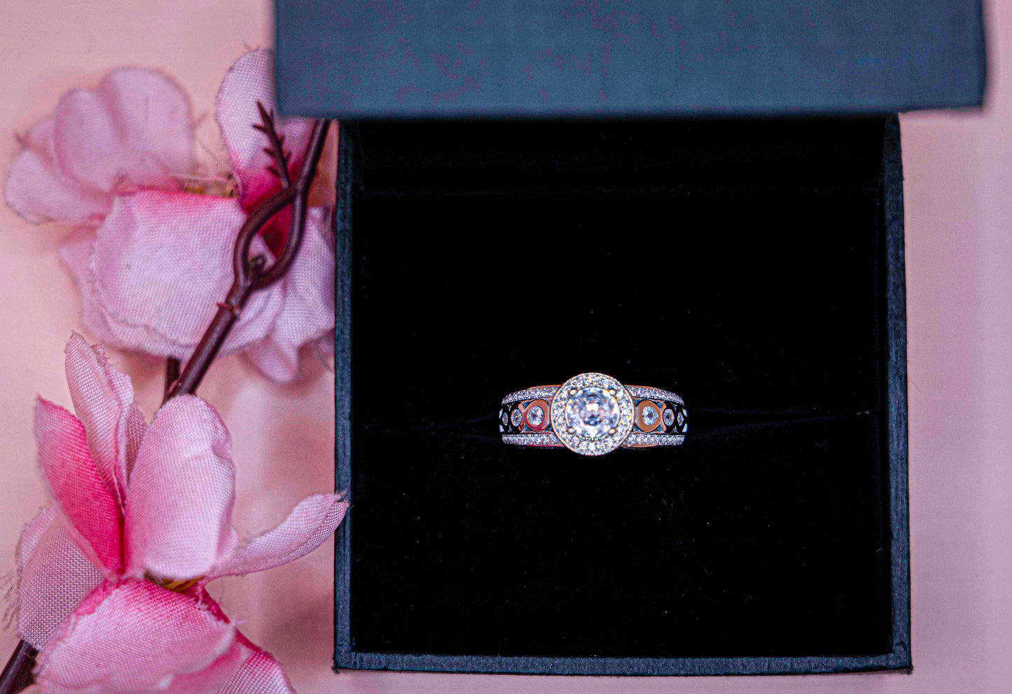 Classic Halo Grace Ring