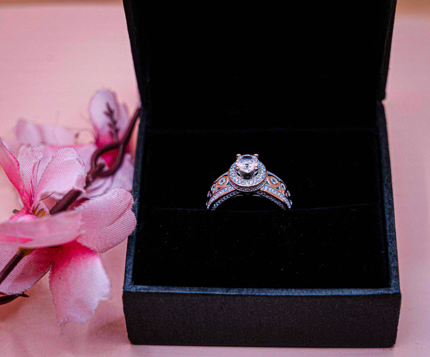 Classic Halo Grace Ring