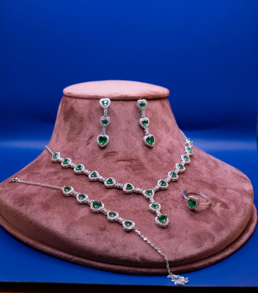 Emerald Heartbeat Set