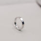 Men’s Classic Screw-Design Band Ring – Premium Silver Finish