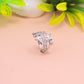 Elegant Vine Band Silver Ring
