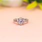 Classic Solitaire Sparkle Silver Ring