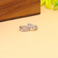 Premium Silver Baguette-Cut Hoop Earrings
