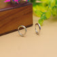 Men’s Plain Silver Hoop Earring