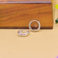 Twisted Silver Hoop Earrings