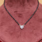 Heart Spark Silver Mangalsutra