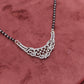 Elegant Curve Silver Mangalsutra
