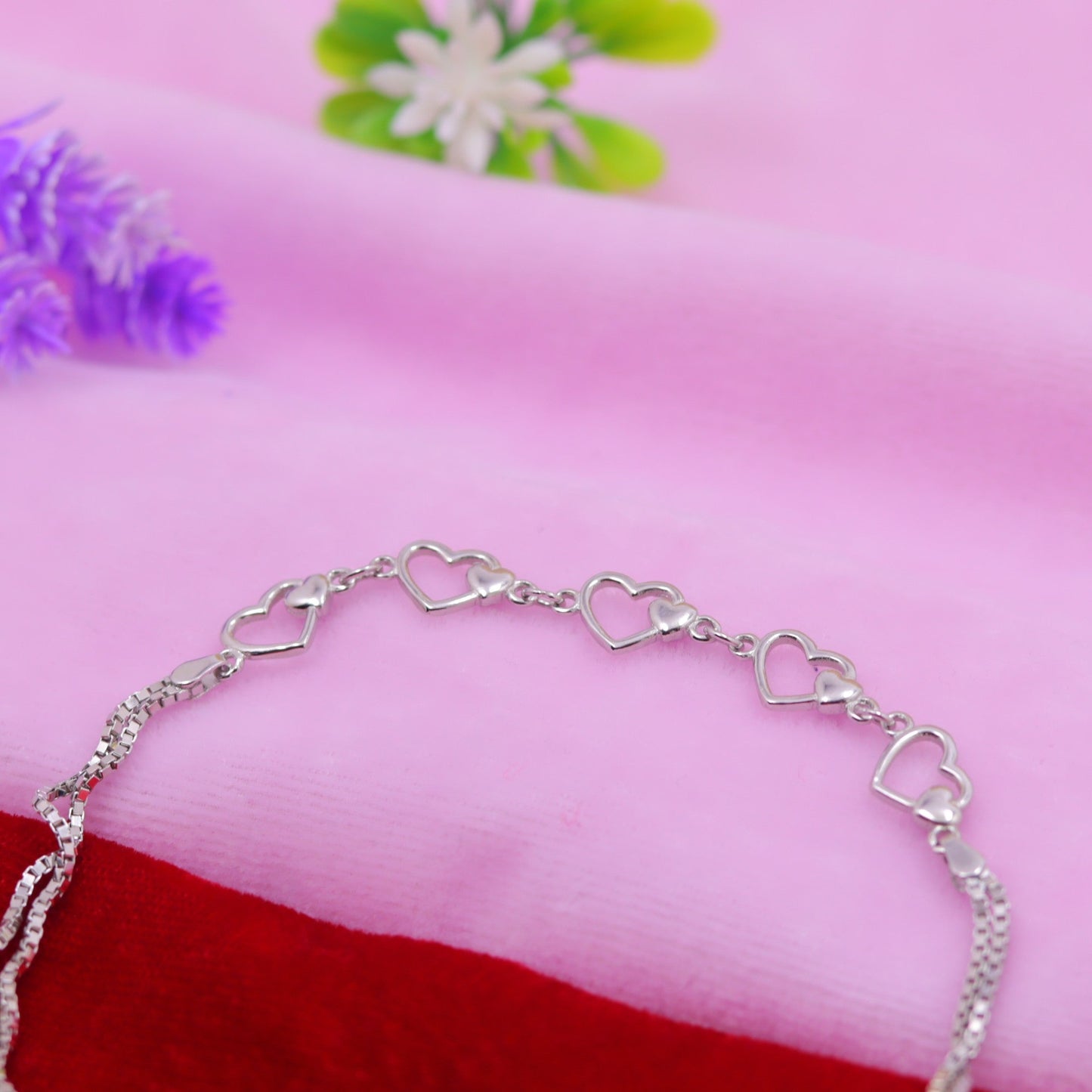 The Silver Whisper Anklet