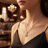 Graceful Fish Silver Pendant