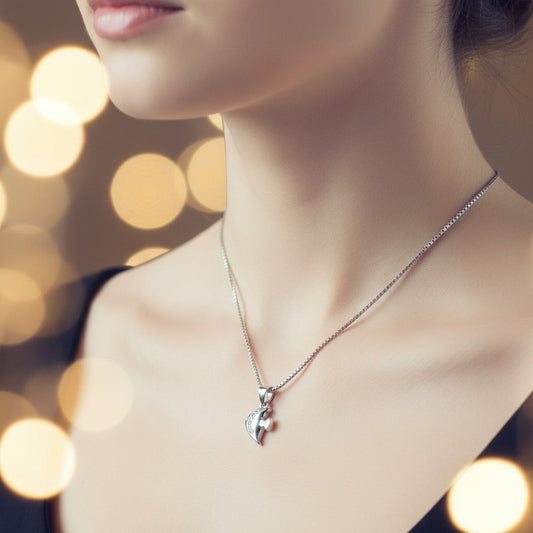 925 Sterling Silver Fish Charm Pendant