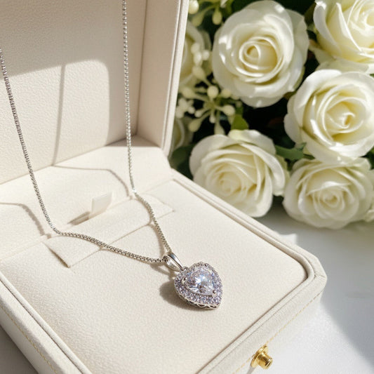 Eternal Heart Spark Silver Pendant