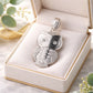 Nocturne Owl Silver Pendant