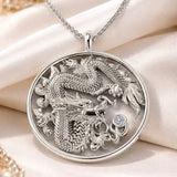 Celestial Dragon Silver Pendant