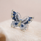 Royal Garden Butterfly Silver Ring