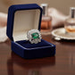 Emerald Crown Royale Silver Ring