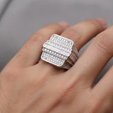 Imperial Grid Statement Ring