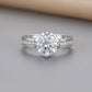 Classic Solitaire Sparkle Silver Ring