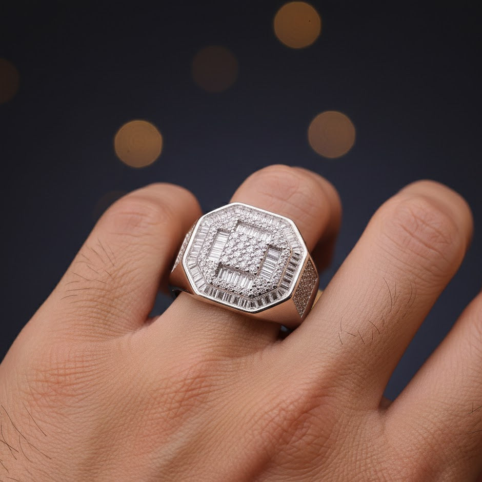 Imperial Octagon Diamond Power Ring