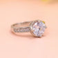 Classic Solitaire Sparkle Silver Ring