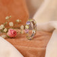 Pastel Rainbow Eternity Silver Ring