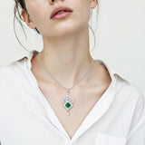 Emerald Crown Radiance Pendant