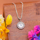 Luna Halo Spark Silver Pendant